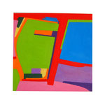 akademy street 27.7x27.7cm 2021 oil on canvas