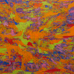 Flowing 100x80.3cm  2016 oil on canvas