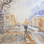 Winterday at the Royal Garden of Herrenhausen,  21 in. x 14 in. - 51 cm x 36 cm - 420,00 Euro 