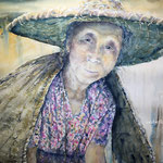 Yangshuo Lady 30 in. x 22 in. - 76 x 56 cm  - 960,00 Euro
