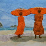Mindfulness 19 in. x 14 in. - 48 x 36 cm - Privat Collection 