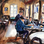The Card Players of Cadaqués  12 in. x 16 in. - 31 x 41 cm  - Euro 850,00