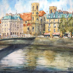Besançon Pont Battant et St. Madeleine - 30 in. x 22 in. - 76 x 56 cm - 660,00 Euro 