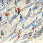 Berlin from above - 30 x 22 in. - 76 x 56 cm - 950,00 Euro 