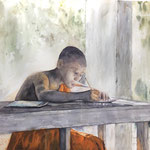 The Bright Path  22 in. x 30 in. - 56 x 76 cm - 1.300,00 Euro