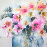 January Bouquet  16 in. x 12 in. - 41 x 31 cm - 280,00  Euro