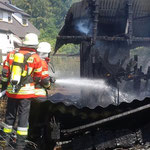 Brand Gartenhaus Kleingesee 01.07.2016