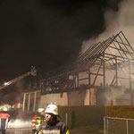 Scheunenbrand Bärnfels 12.01.2016