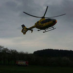 First-Responder-Einsatz + Landung eines Rettungshubschraubers 15.04.2017