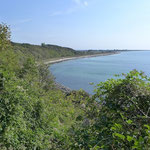 Erster Blick auf den Strand von Kloster