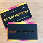 Visitekaartjes DJ Kim Fontijn 
