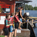Der Spielmannszug am SZ-See 2010 mit Wasserski fahren
