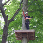 Die Spielleute im Kletterwald in Blankenburg am 20.07.2014