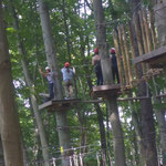 Die Spielleute im Kletterwald in Blankenburg am 20.07.2014