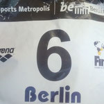 Start Nummer in Berlin bei 200m Rücken