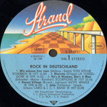 Platten-Etikett des Plattenalbums "Rock in Deutschland - Vol. I" von 1980 0 (Foto discogs.com)