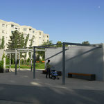 Bellevue Park Linz, Pergola Sitzelement