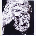 78)  La Rassegnazione - Penna Bic, pennarello su carta - 24x33 - 2021 - NON DISPONIBILE -