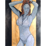 157)  Verso l' acqua - Conté su carta - 50x65 cm - 2022 - NON DISPONIBILE -