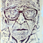 35)   La Miopia - Penna Bic su carta - 24x33 - 2019 - NON DISPONIBILE -