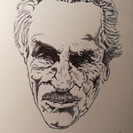 18)  Eduardo - Penna Bic su carta - 24x33 - 2018 - NON DISPONIBILE -