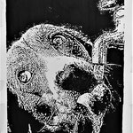 73)  La Sete - Penna Bic, pennarello su carta - 24x33 - 2021 - NON DISPONIBILE -