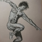 29)   Dancer 3 - Conté su carta - 32,50x50 - 2018 - NON DISPONIBILE -