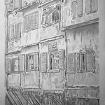 21)   Ponte Vecchio - Grafite su carta - 24x33 - 2018 - NON DISPONIBILE -