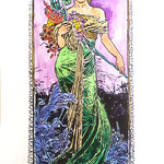 102)  Stampa colorata a mano a acquerello - 21x29,5 - 2022 - NON DISPONIBILE -
