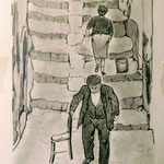 53)  Vicolo italiano - Grafite su carta - 24x33 - 2020 - NON DISPONIBILE -