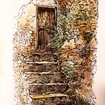 161)  Inchiostro e acquerello su carta - 21x29,7 cm - 2022 - IN VENDITA -