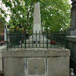 Le tombeau des soldats de Sauvian - Photo Alice Fauré - memoiredesauvian.fr