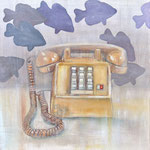 A Dream of a Memory is Always Soft, oil on canvas, 12" x 12"