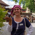 September 2021 Lenzburg ...bei Livia der Orga-Frau vom Markt...