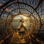 Fisherman at Inle Lake, Myanmar     © Stephan Stamm
