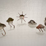 various weather symbol silver singular earrings　お天気マークシルバーピアス