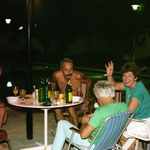 Poolside drinks
