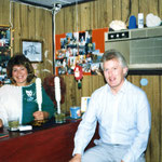 With Sue In Derek's Bar Jeddah