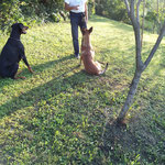 Giorgio con  Nikka e Gemma