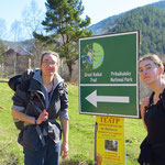 Start der Wanderung