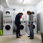 Waschtag bei Birgit im Studentenheim