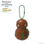 Sammy the Patissier Christmas Edition Snowman Macaron Super Squishy (Chocolate)