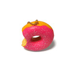 Cafe de N Bitten Donut Super Squishy (Raspberry)