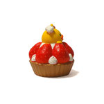 Sammy the Patissier Strawberry Tart Super Squishy (Plain)