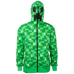 Minecraft Creeper Premium Zip-up Hoodie マインクラフトクリーパープレミアムジップアップパーカー JNX-019