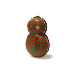 Sammy the Patissier Christmas Edition Snowman Macaron Super Squishy (Chocolate)