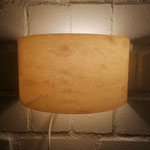 Unikat Alabaster Wandlampe AW70C, Fb. creme, 16 x 30 cm, 2. Wahl