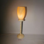 Unikat Alabaster Tischlampe AL14CN-1, 10,5 x 45 cm, Sonderpreis: 145,- €