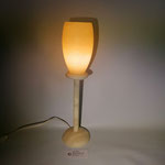 Unikat Alabaster Tischlampe AL14CN-2, 10,5 x 45 cm, Sonderpreis: 145,- €