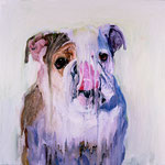 Winston, 1997 Oil on canvas, 26 x 26 inches